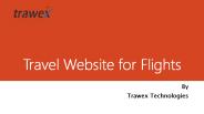 Travel Website for Flights