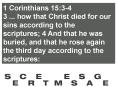 1 Corinthians 15:3-4 3 ... how that Christ died for our sins according to the scriptures; 4 And that he was buried, and that he rose again the third day according to the scriptures: PowerPoint PPT Presentation