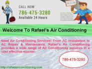 Welcome To Rafael’s Air Conditioning