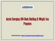 Body Building & Weight Loss Programs (1)