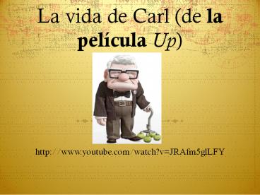 La vida de Carl (de la pel