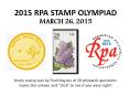 2015 RPA STAMP OLYMPIAD MARCH 26, 2015 PowerPoint PPT Presentation