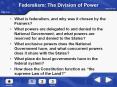Federalism: The Division of Power PowerPoint PPT Presentation
