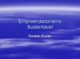 Empreendedorismo Sustent PowerPoint PPT Presentation