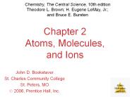 Chapter 2 Atoms, Molecules, and Ions