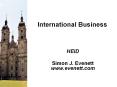 International Business PowerPoint PPT Presentation