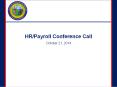 HR/Payroll Conference Call PowerPoint PPT Presentation