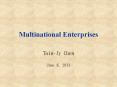 Multinational Enterprises PowerPoint PPT Presentation
