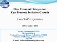 How Economic Integration Can Promote Inclusive Growth   Lao PDR's Experience 12 November  2014 PowerPoint PPT Presentation
