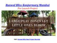 Runwal Bliss New Launch Tower