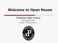 Welcome to Open House PowerPoint PPT Presentation
