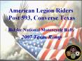 American Legion Riders Post 593, Converse Texas PowerPoint PPT Presentation