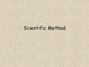 Scientific Method
