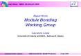 Report from Module Bonding Working Group PowerPoint PPT Presentation