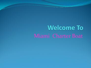 fishing charters Miami