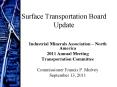 Surface Transportation Board Update PowerPoint PPT Presentation