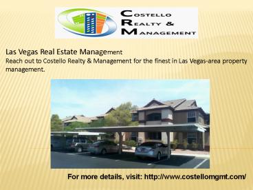 Tenant Placement and Maintenance Services