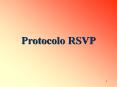 Protocolo RSVP PowerPoint PPT Presentation