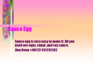 Sauce Egg
