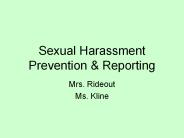 Sexual Harassment Prevention