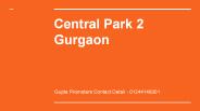 Central park 2 gurgaon