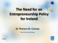 The Need for an Entrepreneurship Policy for Ireland PowerPoint PPT Presentation