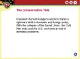 The Conservative Tide PowerPoint PPT Presentation