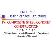 ENCE 710 Design of Steel Structures