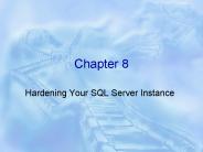 Hardening Your SQL Server Instance