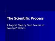 The Scientific Process