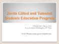 Javits Gifted and Talented Students Education Program PowerPoint PPT Presentation