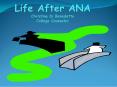 Life After ANA Christine Di Benedetto College Counselor PowerPoint PPT Presentation