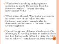 "Winchester's involving and gregarious narration is nearly Dickensian. Even his footnotes twinkle." - Gregory Kirschling, Entertainment Weekly PowerPoint PPT Presentation
