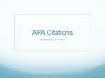 APA%20Citations PowerPoint PPT Presentation