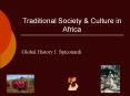 Traditional Society PowerPoint PPT Presentation