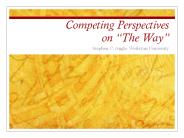 Competing Perspectives on 