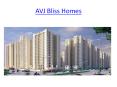 AVJ Group- Avj Bliss Homes In Indirapuram  Ghaziabad PowerPoint PPT Presentation