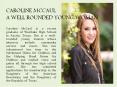 CAROLINE MCCAUL  A WELL ROUNDED YOUNG WOMAN (1) PowerPoint PPT Presentation