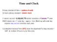 Time%20and%20Clock PowerPoint PPT Presentation