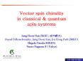 Vector spin chirality in classical PowerPoint PPT Presentation