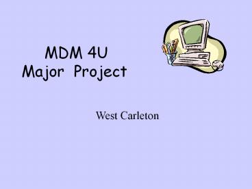 MDM 4U Workshop