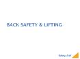 Back safety PowerPoint PPT Presentation
