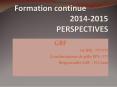 Formation continue 2014-2015 PERSPECTIVES PowerPoint PPT Presentation