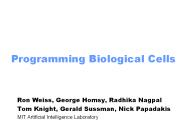 Programming Biological Cells