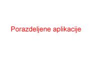 Porazdeljene aplikacije