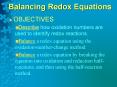 Balancing Redox Equations PowerPoint PPT Presentation