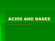 ACIDS AND BASES