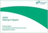 JSNA: Making It Happen