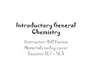 Introductory General Chemistry