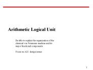 Arithmetic Logical Unit
